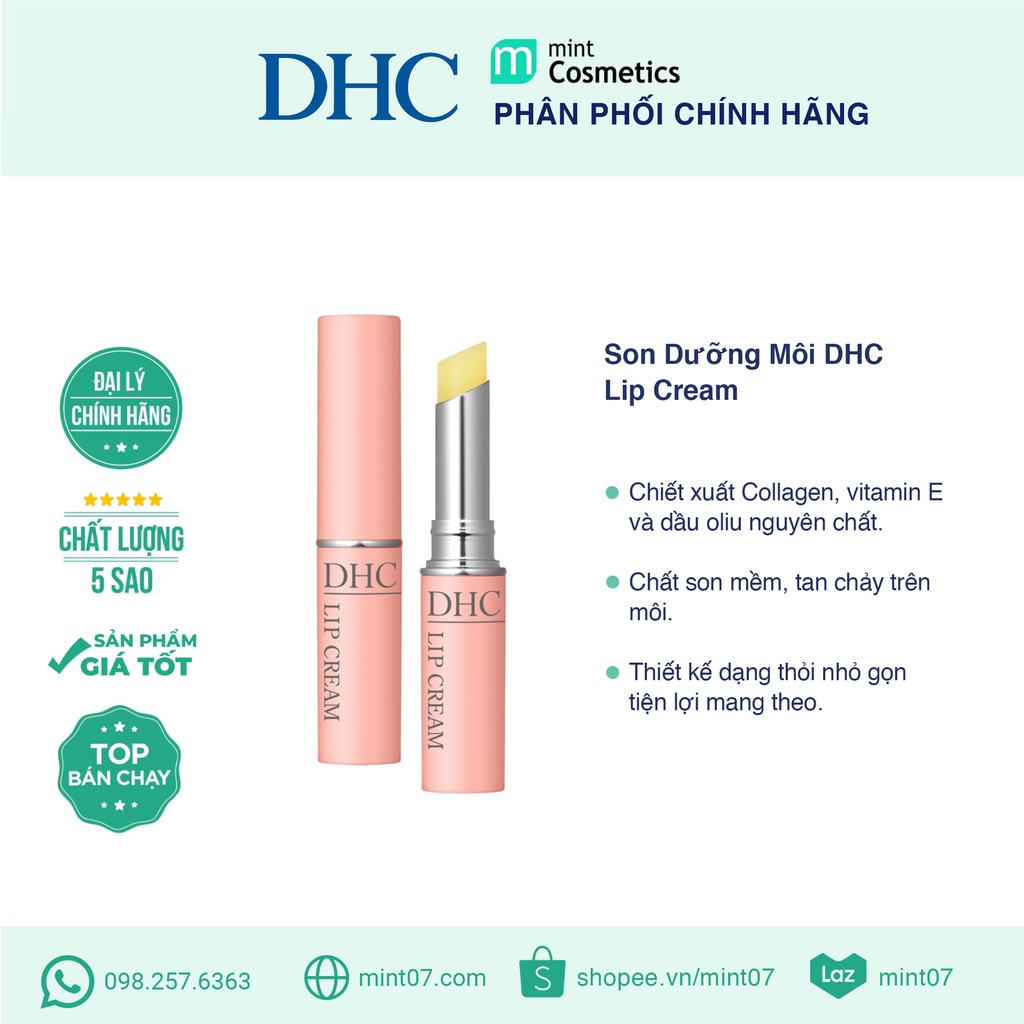 Son Dưỡng Môi DHC Lip Cream