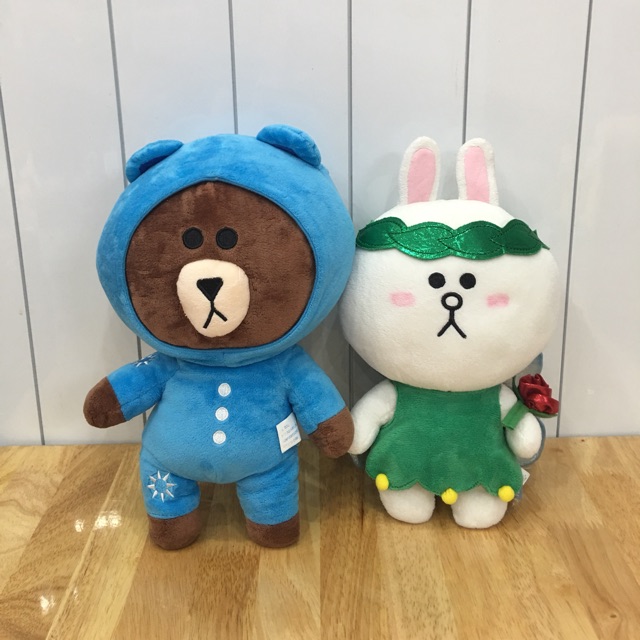 Gấu Brown và Thỏ Cony size 28-30cm( 60k/1sp)