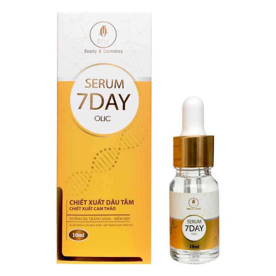 Huyết Thanh Trắng Da 7 Day - OLIC (Serum 7 DAY - OLIC) giúp TRẮNG DA, NÂNG CƠ, TRẺ HÓA DA, trẻ ra từ 5~10 tuổi.