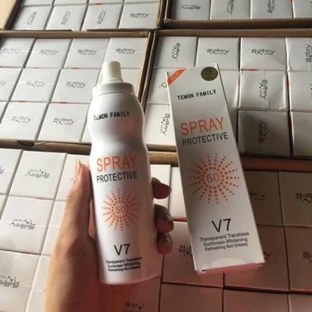 Kem chống nắng spray v7