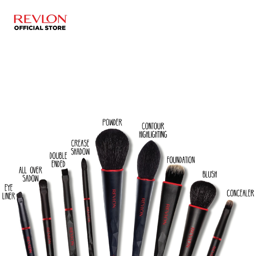 Bộ 9 cọ trang điểm chuyên nghiệp Revlon