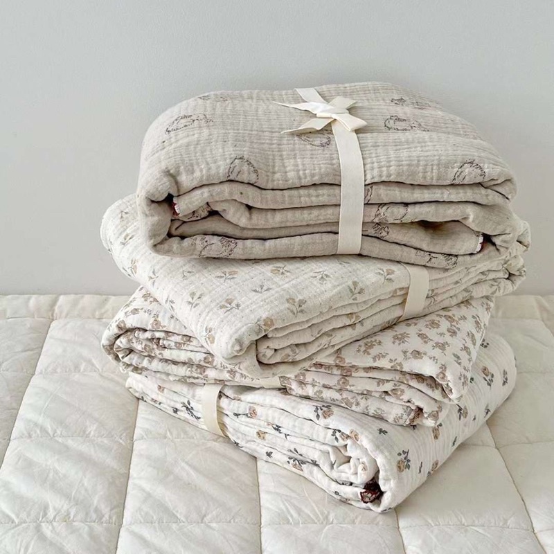 Chăn bamboo IGUN BEDDING chất liệu cotton sợi tre mềm mại thoáng mát