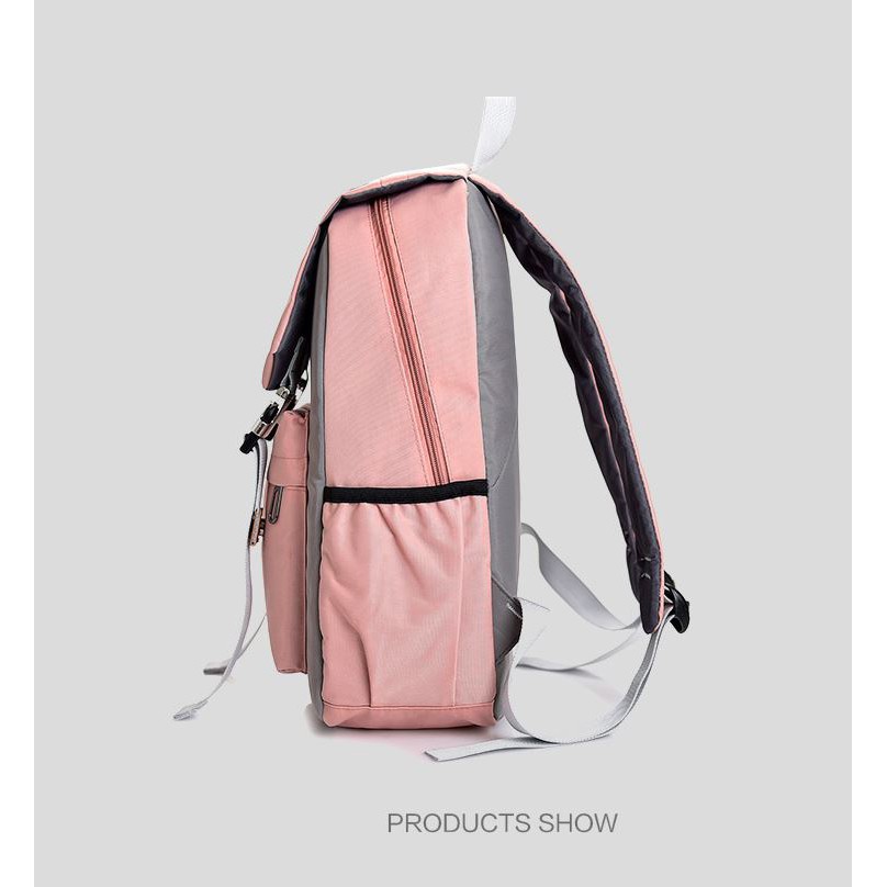 balo ulzzang nữ loại to thời trang, ba lô nữ đi học, đi du lịch L10