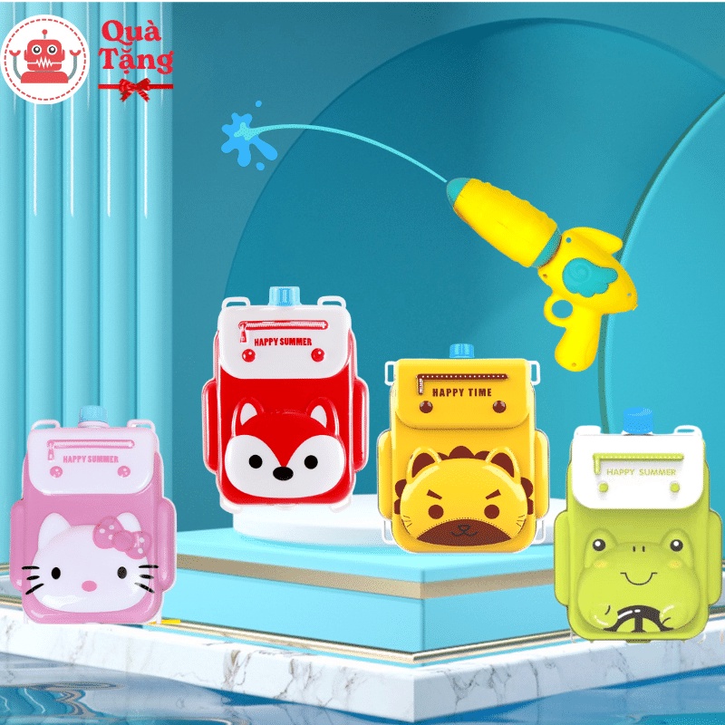 balo súng nước cho bé BH 1 đổi 1, đồ chơi đi biển 2022 - Genius Store