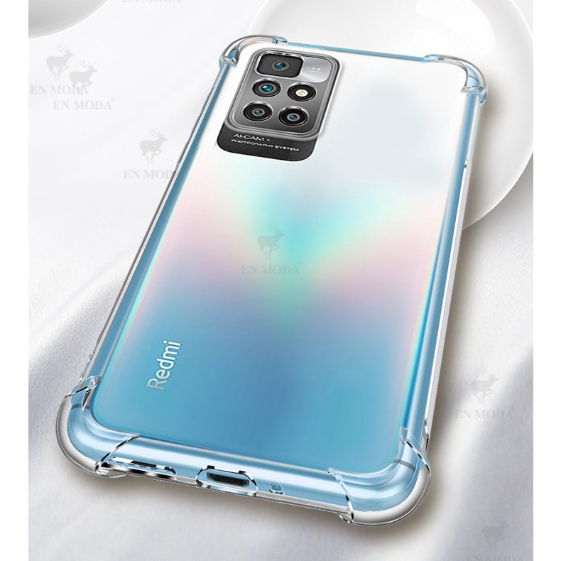 Ốp lưng Xiaomi Redmi 10 / Redmi A1 / Redmi 12 dẻo trong suốt lồi 4 góc chống sốc lâu ố vàng
