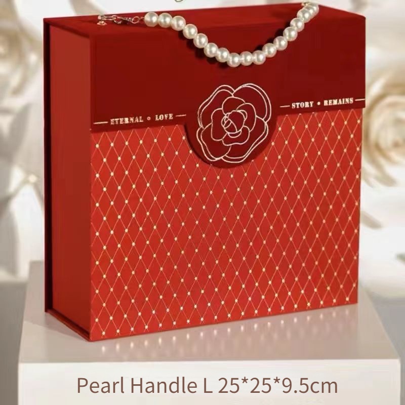 Camellia Hộp Đựng Kẹo Quà Tặng Sinh Nhật / Tiệc Cưới Cao Cấp Hadiah Kotak Cenderahati Cenderamata