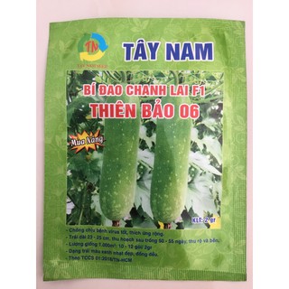 Hạt giống bí đao chanh lai F1 Thiên Bảo 06 Tây Nam mùa nắng