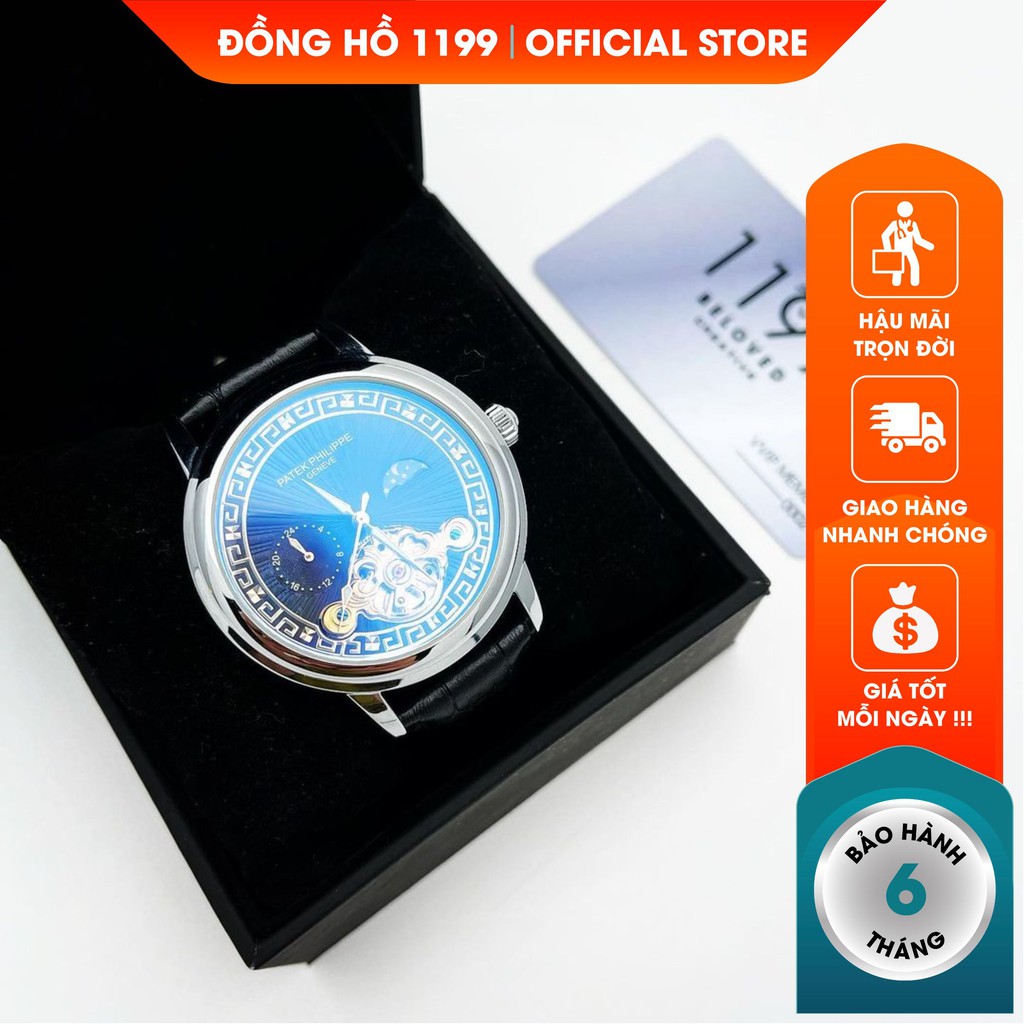 Đồng hồ nam - Đồng Hồ Cơ Dây Da Chống Nước Chống Xước Máy Chuẩn Chất Liệu Cao Cấp 7234SL - 1199 Watches