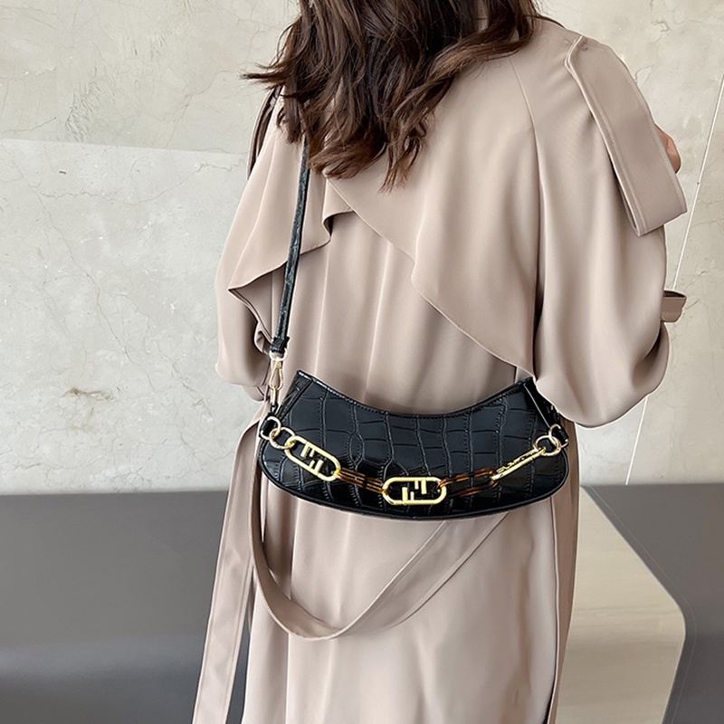 Túi Đeo Vai Họa Tiết Vân Đá Phong Cách retro Cho Nữ