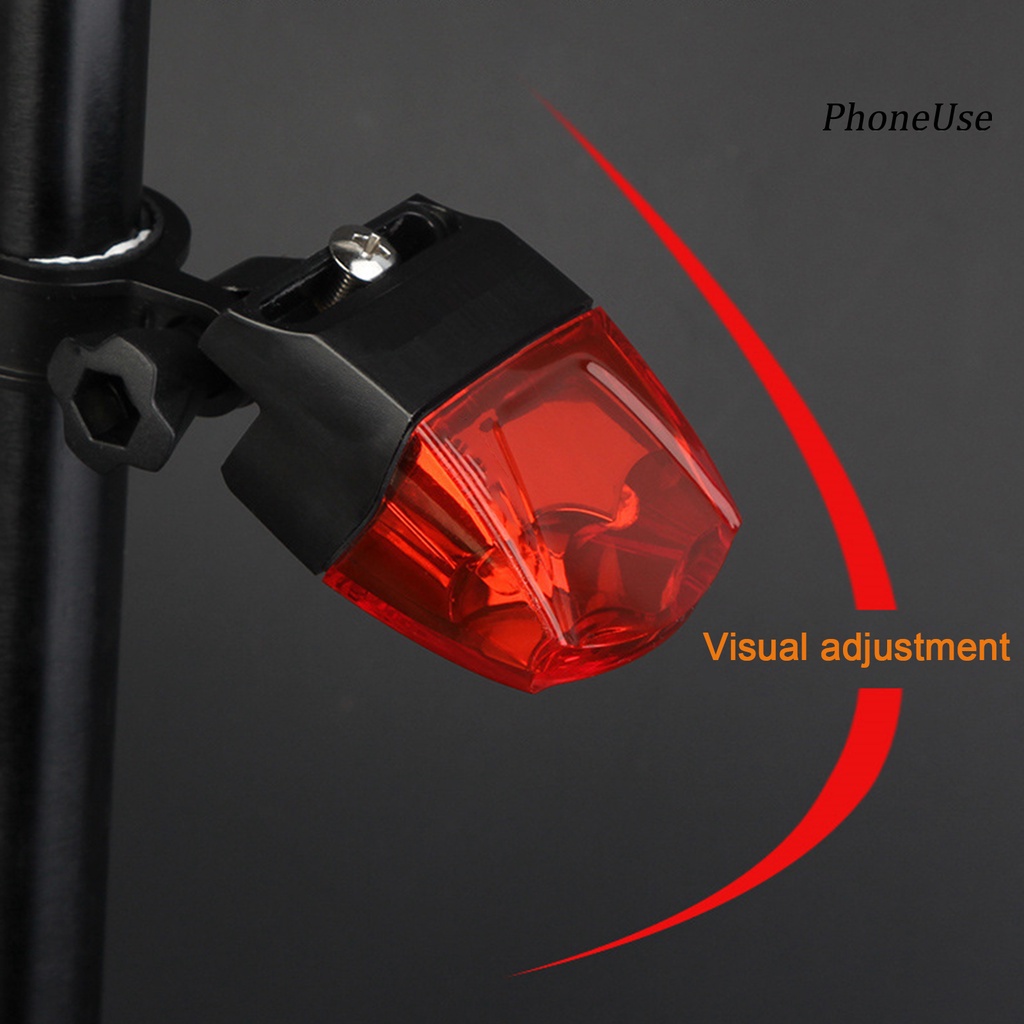 Đèn báo gắn sau xe đạp chống thấm nước cảm biến từ tính