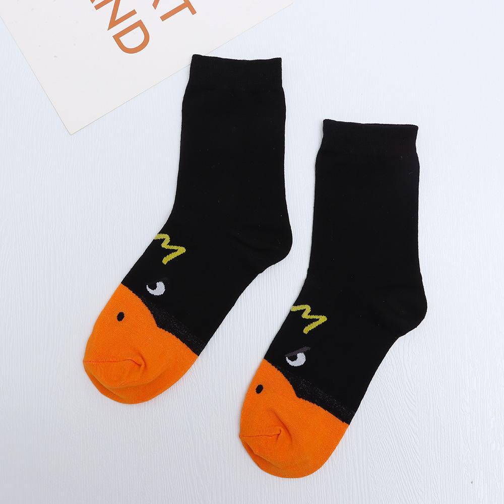 Vớ Cotton Cổ Cao Thoáng Khí Thấm Hút Mồ Hôi Giữ Ấm Thiết Kế Ngọt Ngào