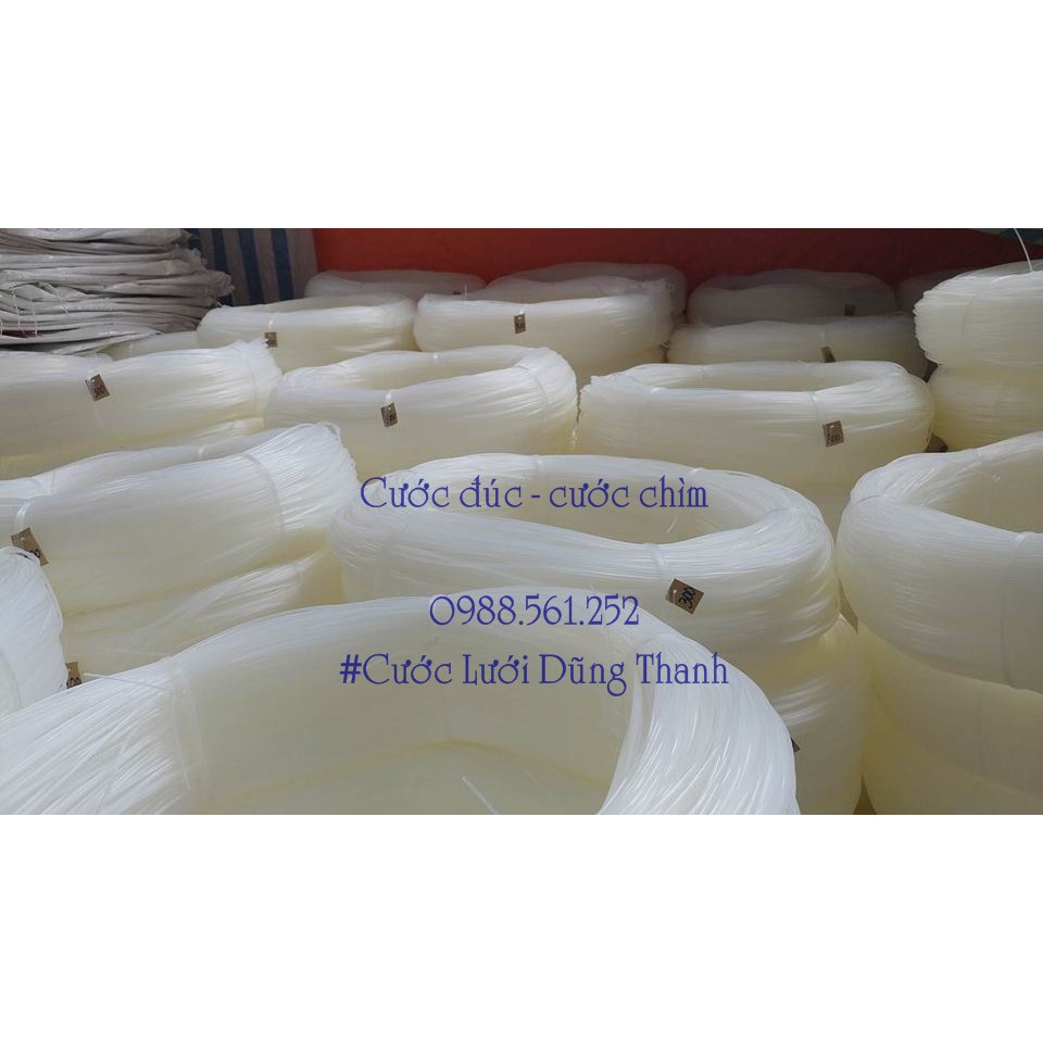 Dây cước đặc 3ly, 4ly - dây gân cước PA - cắt phát cỏ, dây căng