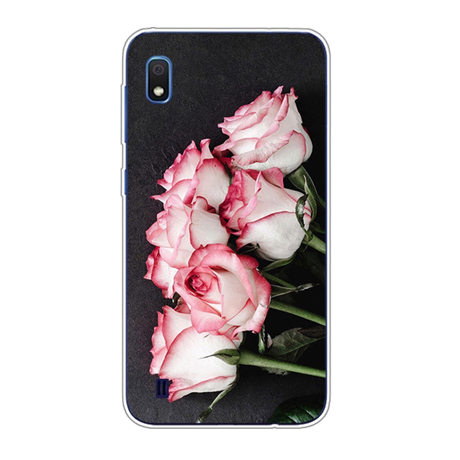 Ốp Điện Thoại TPU Dẻo In Họa Tiết Bông Hoa Xinh Xắn Cho Samsung Galaxy a01 core  / a2 core / a10 / a10e / m01 core A8