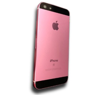 Vỏ Iphone 5 Hồng Khắc 5se Kính Đen
