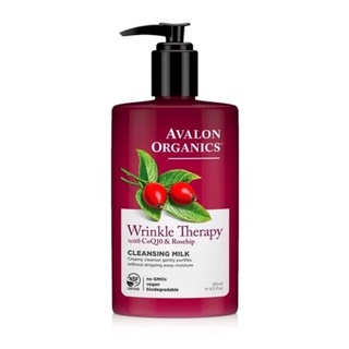 Sữa rửa mặt chống lão hoá Avalon Organics 250ml
