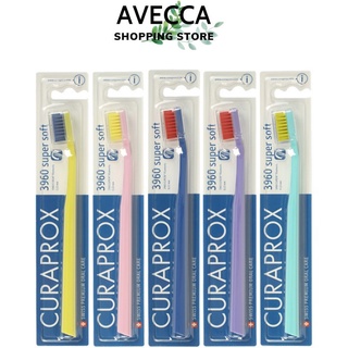 Bàn chải răng siêu mềm cho răng nhạy cảm,niềng răng Curaprox CS 3960 Super Soft Thụy Sỹ ( Màu ngẫu nhiên)