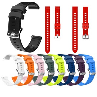 Dây Đeo Silicon 20mm Thay Thế Cho Đồng Hồ Thông Minh Garmin Forerunner 245 245m 645 Huawei 2