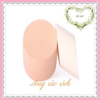 [Mã SFP62769661 giảm 5% đơn 250K] Bộ 2 mút trang điểm xúc xích