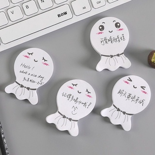 Xấp giấy note hình búp bê cầu mưa pison