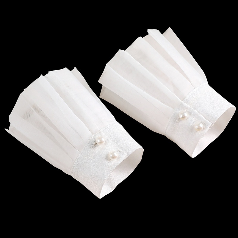 Ống Tay Áo Giả Xếp Ly Thời Trang Thu Đông