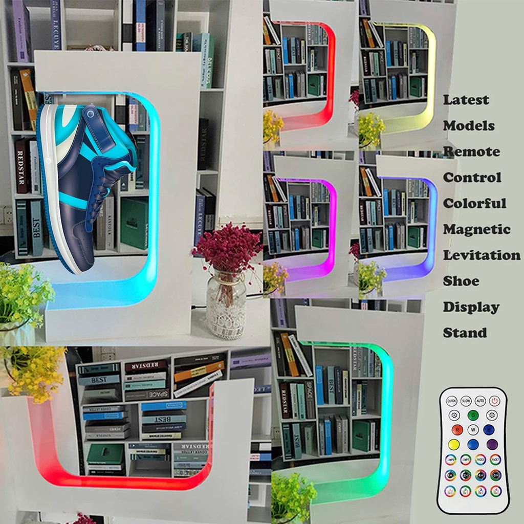 ĐẾ TRƯNG BÀY GIÀY BAY TỪ TÍNH 3 💥 16 TRIỆU MÀU ĐÈN LED LIGHT 💥 APP ĐIỀU KHIỂN ĐT 💥 THE LEVITATING SNEAKER