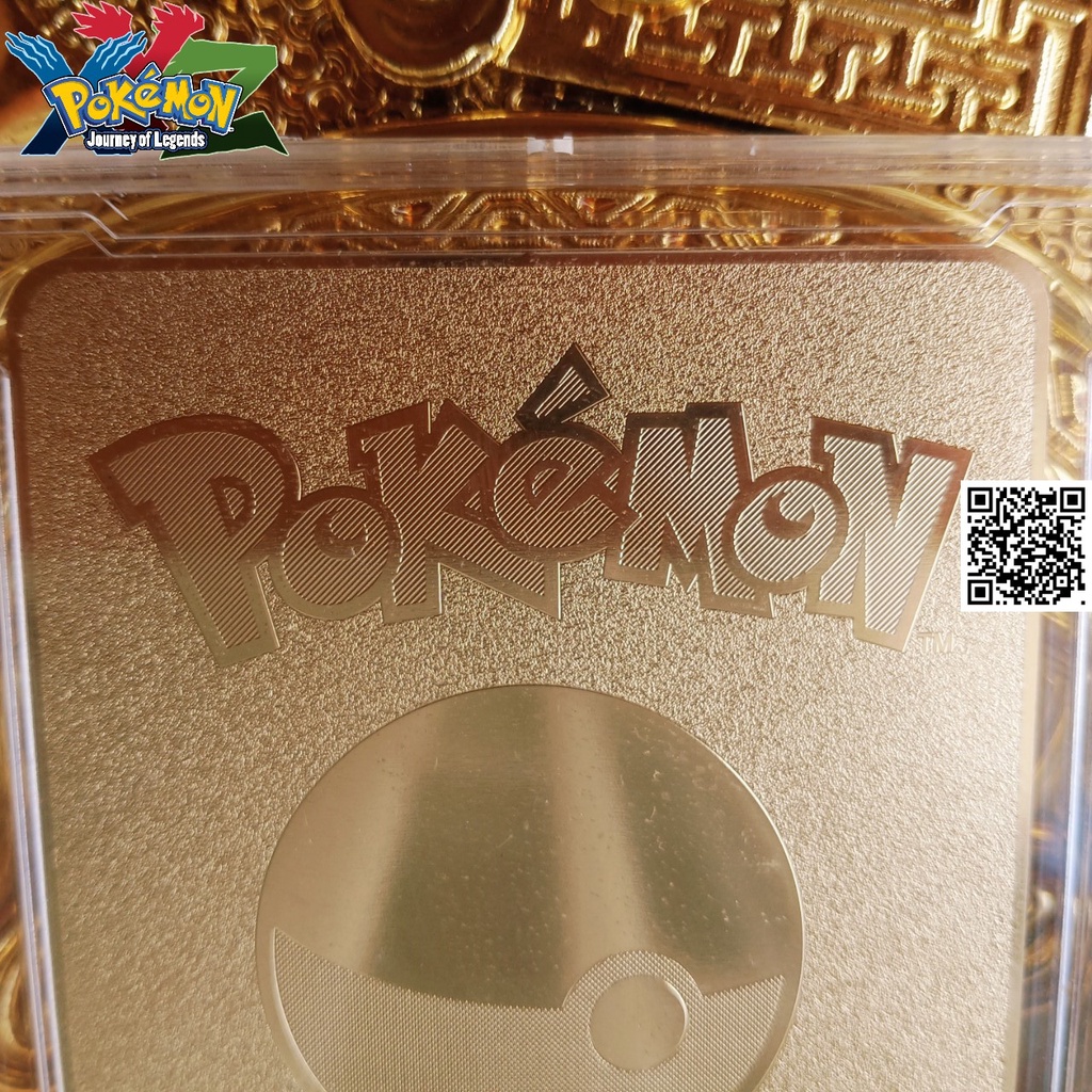 Thẻ bài Charizard Siêu cấp tiến hoá Vmax hợp kim Pokemon mạ vàng không gỉ chữ in nỗi 1834