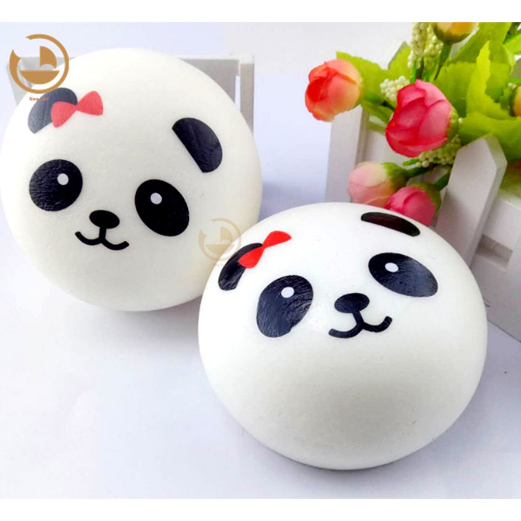 Đồ chơi Squishy chậm tăng hình gấu trúc đáng yêu 4cm