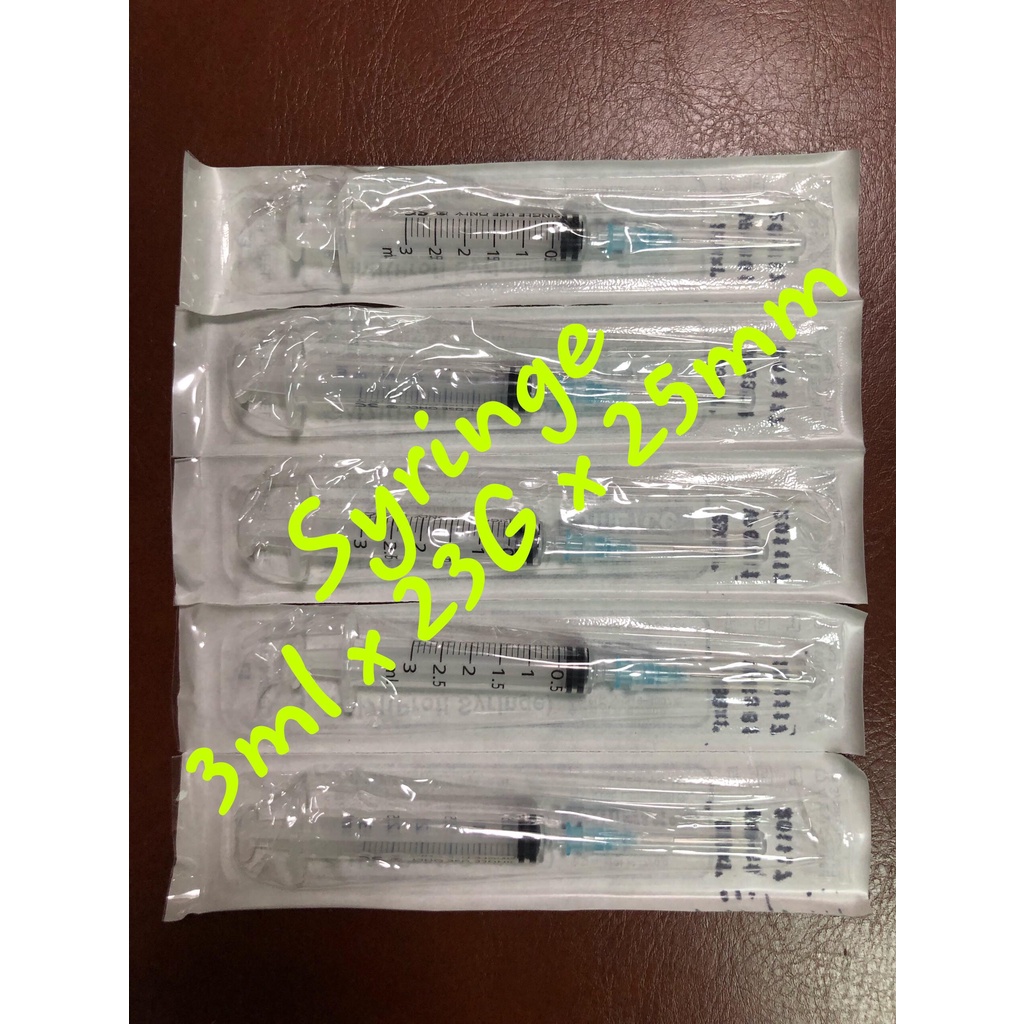 Hộp 100 cái Bơm kim tiêm Hàn quốc Shinchang 3ml xi lanh 3cc tiết kiệm tinh chất tiêm prp lắp kim mes