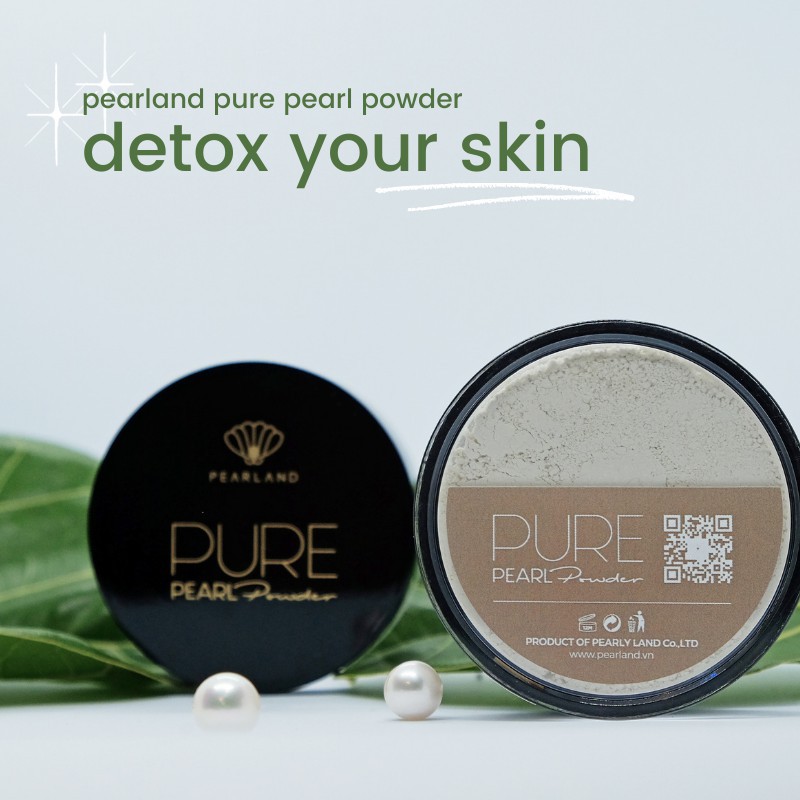 Phấn phủ 100% Bột ngọc trai NANO nguyên chất - Có kiểm định