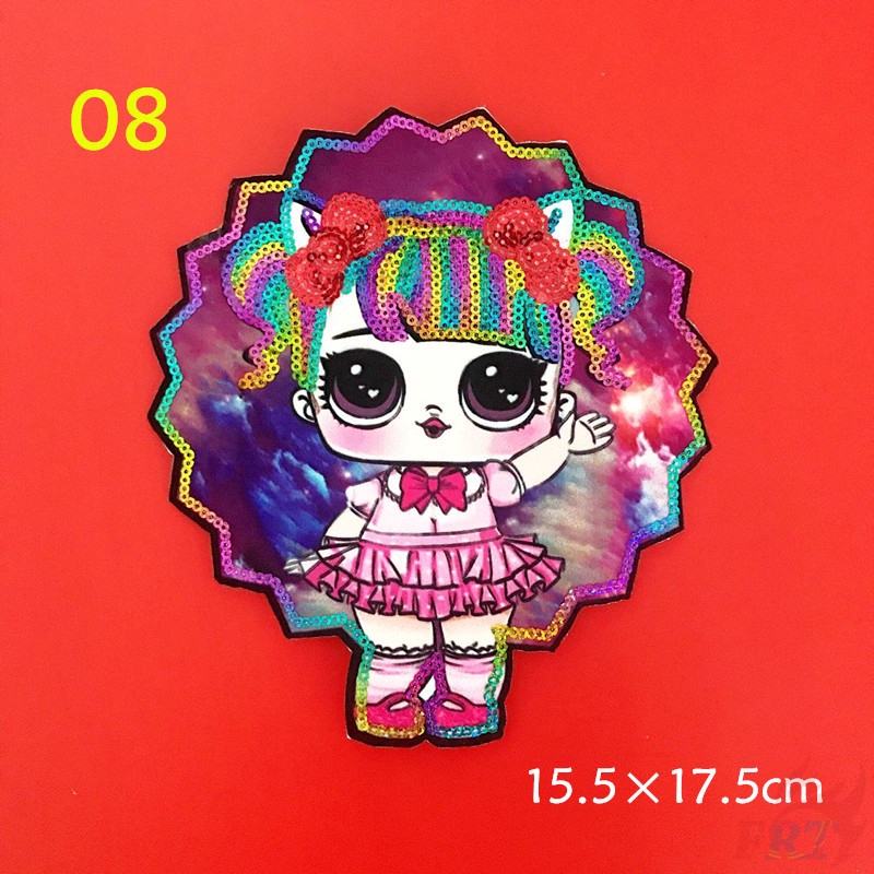 ☸ Game：LOL Suprise Patch ☸ 1Pc Sequins Girl Diy Sew On Patch（LOL Suprise - Series 04）