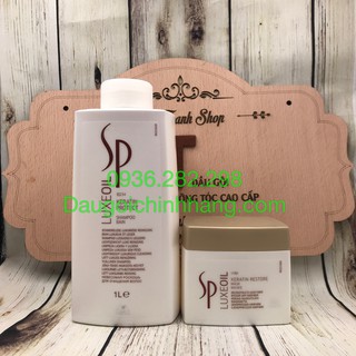 Hấp dầu phục hồi tóc hư tổn Wella Sp luxe oil keratin 400ml