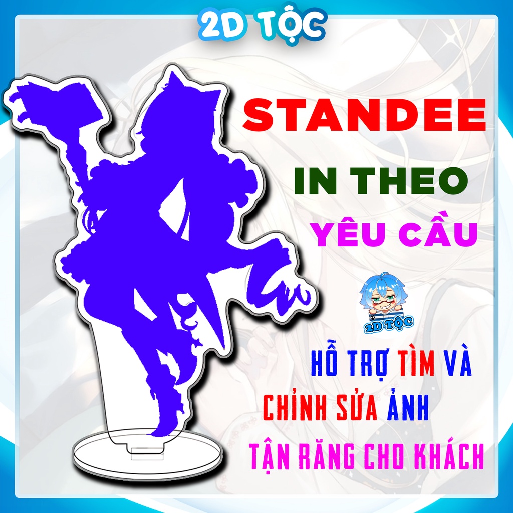 Mô hình Standee Mica Acrylic nhân vật Anime Manga In Theo Yêu Cầu - Tượng Mica Anime by 2D Tộc Shop