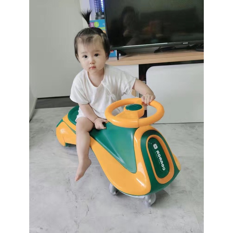 Xe Lắc ,Xe Chòi Chân Cho Bé Cao Cấp Đèn Nhạc Swingcar
