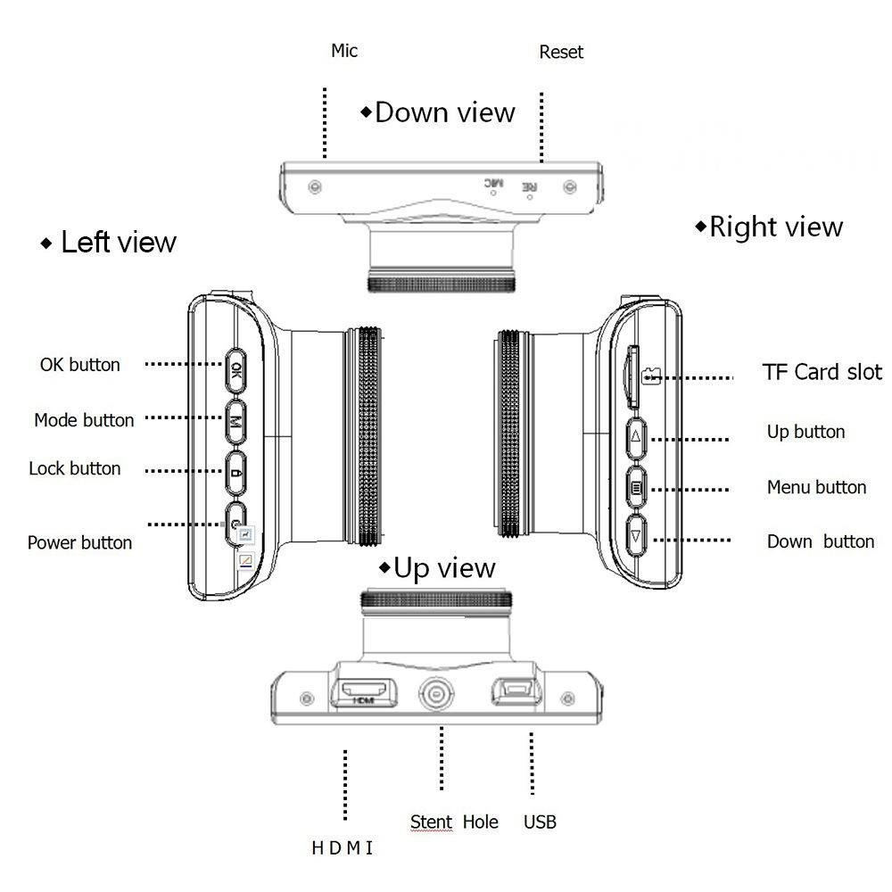 [Giảm giá]  Camera hành trình Anytek A100+ FullHD 1080 siêu nét | BigBuy360 - bigbuy360.vn