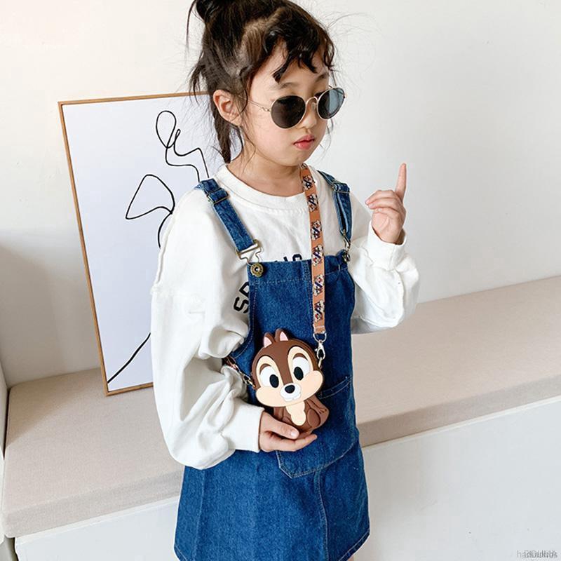 Túi Đeo Chéo Họa Tiết Hoạt Hình Dễ Thương Cho Bé