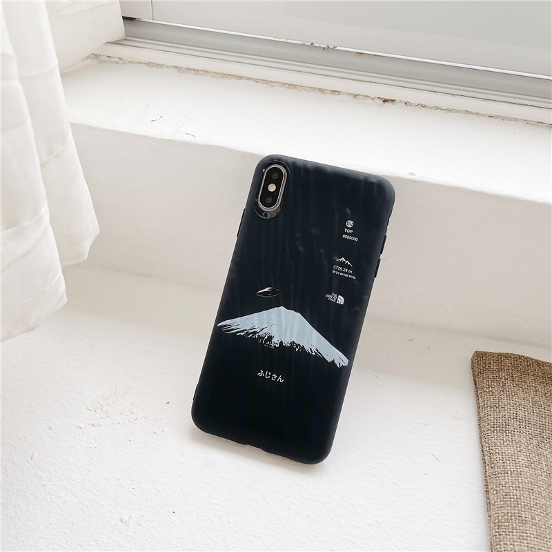 iPhone Case Silicone Soft Case Shockproof 12 12pro 12mini 11pro 7 11 Max Pro iphone 8 8plus 7plus XS Xr 6s 6plus phone case Fuji peak