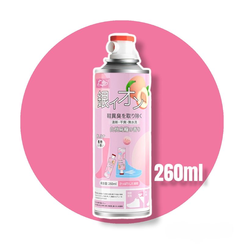 Chai Xịt Vị Đào khử mùi hôi giày Nano