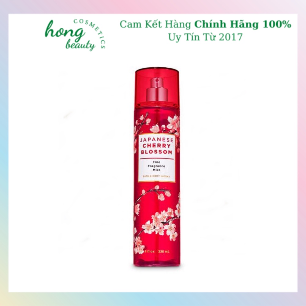 Xịt Thơm Toàn Thân Japanase Cherry Blossom - Bath And Body Works (236ml)