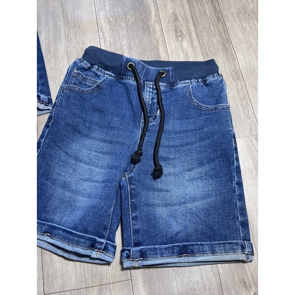 Quần short jean mềm bé trai lớn