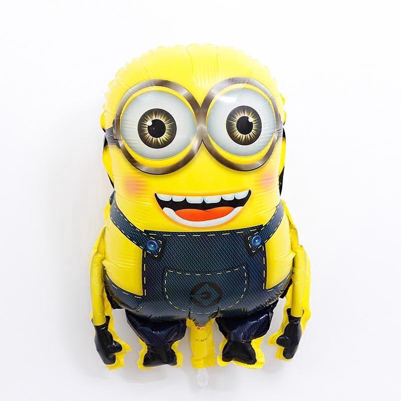 Bóng bay giấy bạc kích thước lớn 92cm hình Minions để trang trí hoặc làm đồ chơi cho trẻ