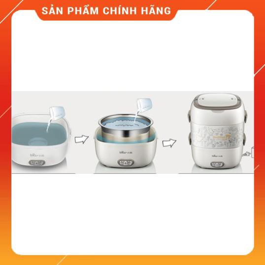 [Freeship] Hộp cơm cắm điện Bear DFH-S2017, 3 tầng, sử dụng inox 304 cao cấp