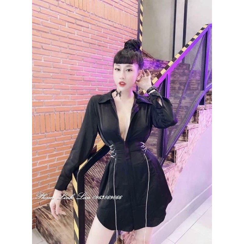 ĐẦM SƠMI DÂY XÍCH 2 BÊN#195k