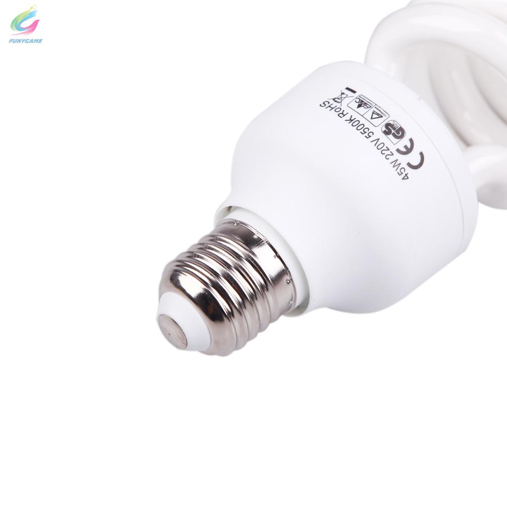 Bóng Đèn E27 220v 5500k 45w Hỗ Trợ Chụp Ảnh Ban Ngày