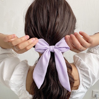 Cột tóc nơ voan tiểu thư