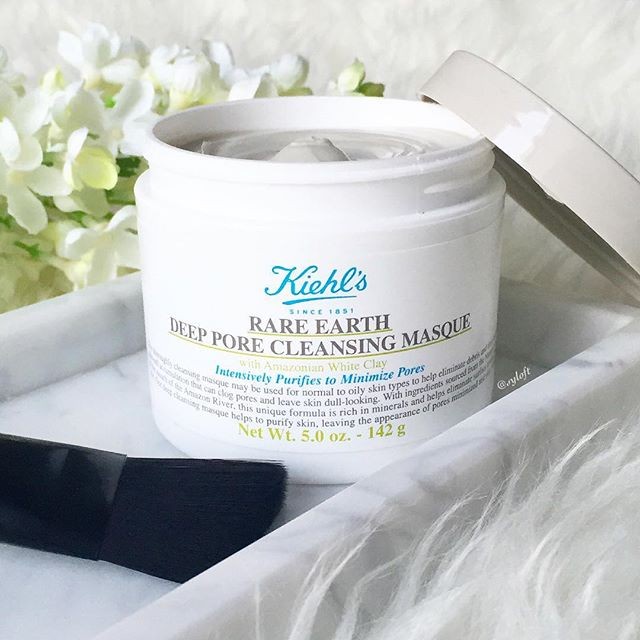 Mặt nạ đất sét Kiehl's Rare Earth Deep Pore Cleansing Masque giảm dầu mụn BeeSkincare