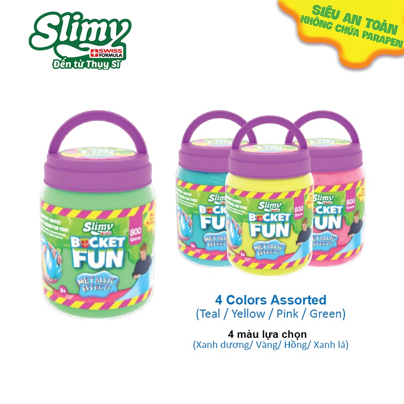 Đồ Chơi SLIMY Hũ Slime Khổng Lồ 800Gr Xanh Lá Cây 32955/GR