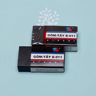 Gôm tẩy bút chì màu đen TL E-011