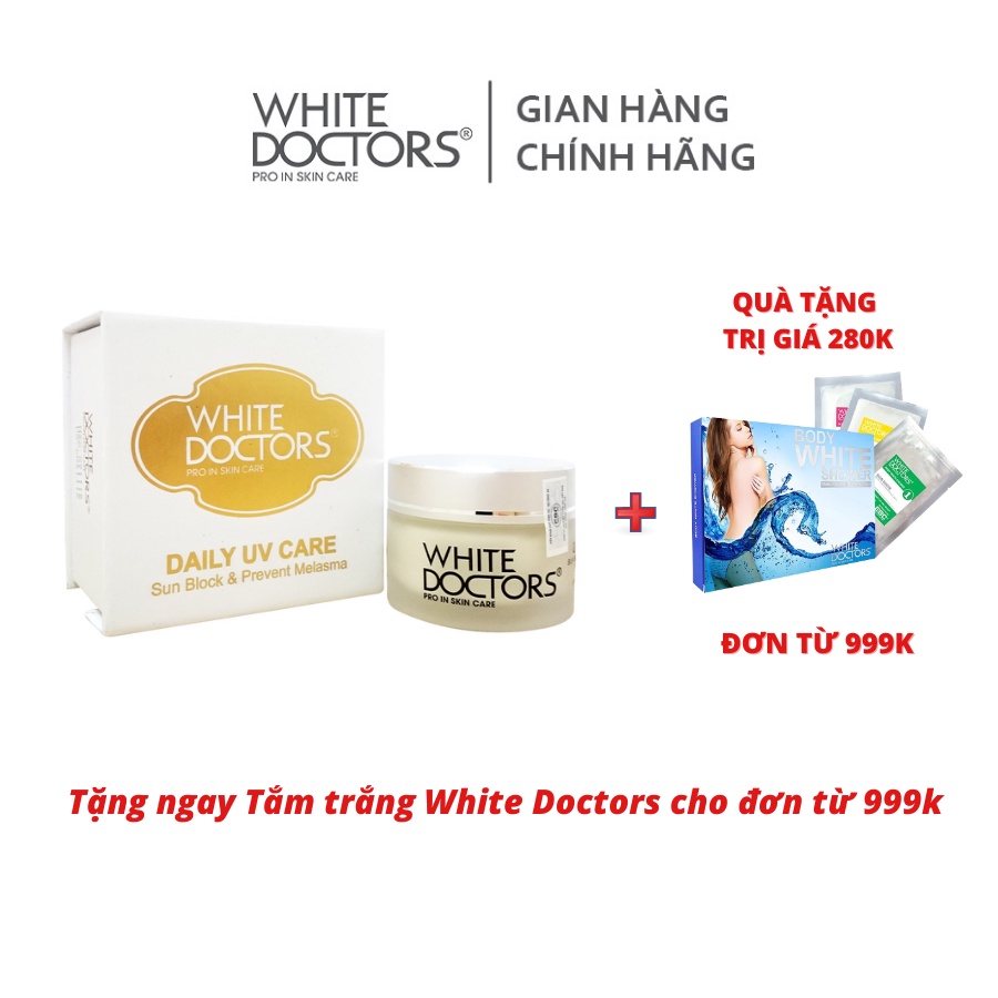 Kem chống nắng mờ nám White Doctors Daily UV Care hàng ngày 40ml