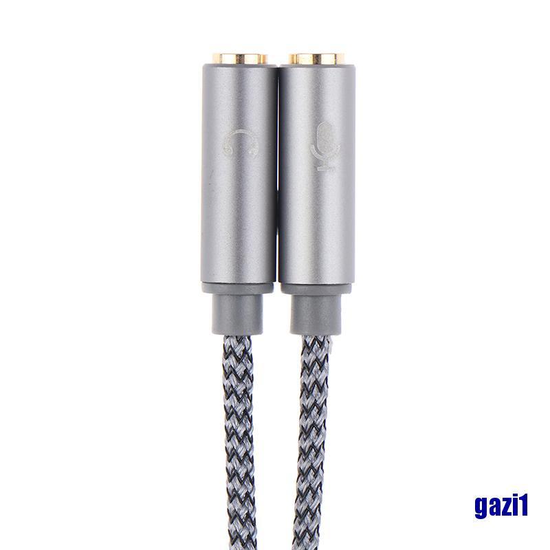 Đầu Chia Tai Nghe < Gazi1 > 3.5mm 1 Male Sang 2 Female Jack Mic Y