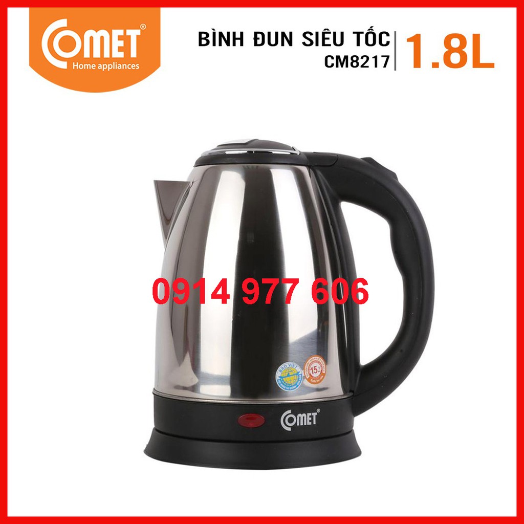 Bình đun siêu tốc 1.8L COMET - CM8217